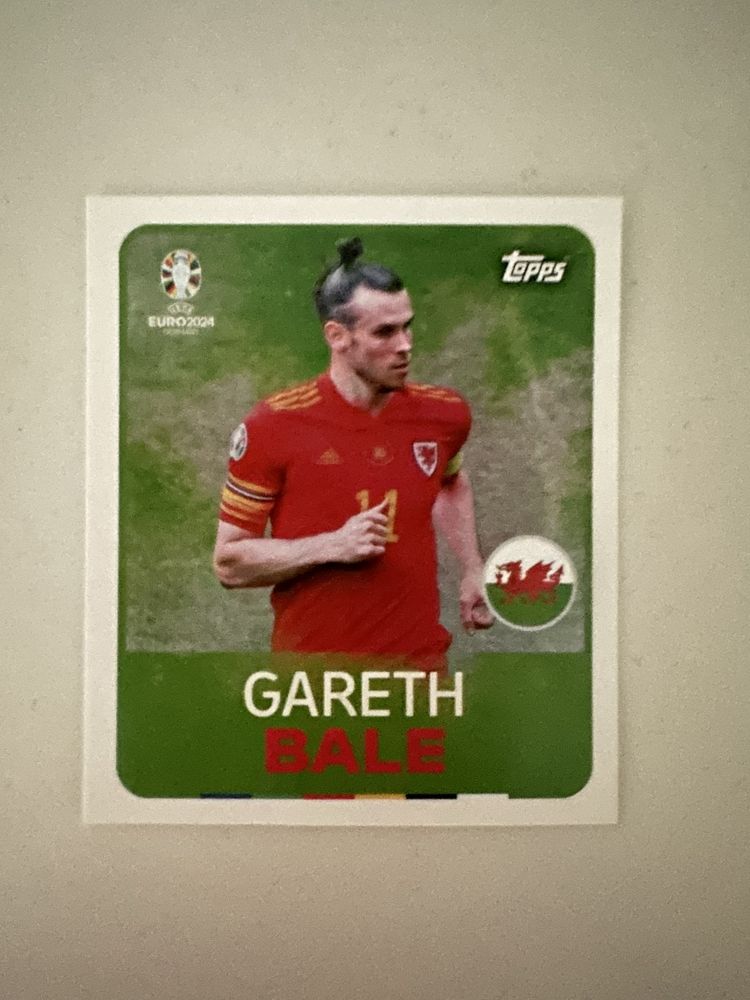 Sticker Gareth Bale legend euro 2024 topps