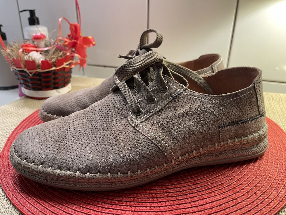 Pantofi din piele naturala model casual