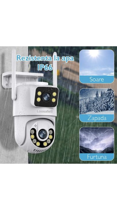 Camera de supraveghere WiFi 4K interior/exterior