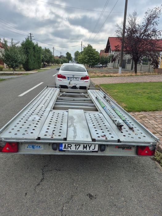 Trailer/Platforma Auto Pongratz 2000kg/an 2019 rabatabil 4,1m Lungime