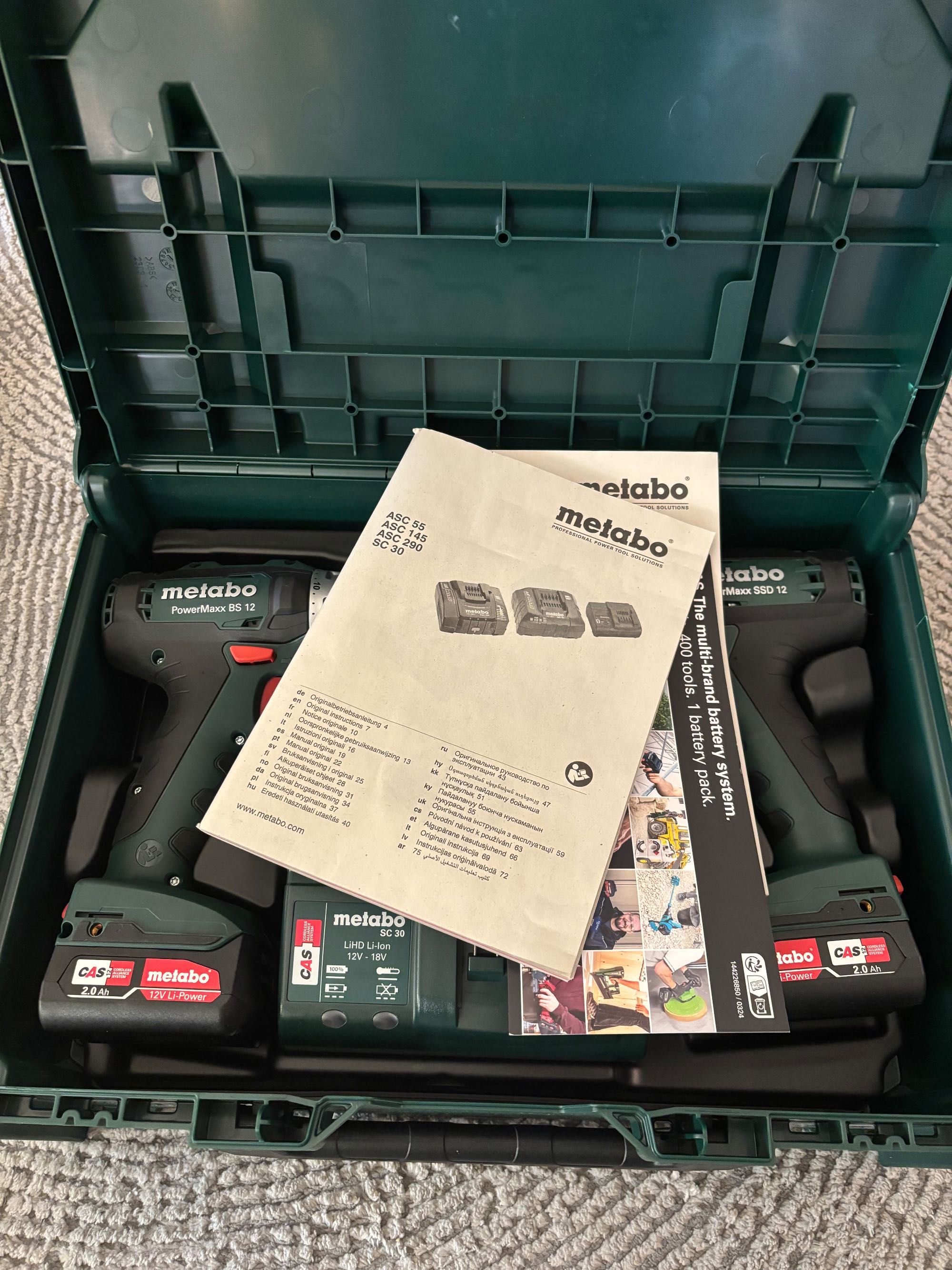 Акумулаторни винтоверт и гайковерт Metabo Combo Set 2.7.1 комплект.