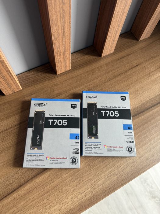 SSD Crucial T705 4TB - Noi - Sigilate