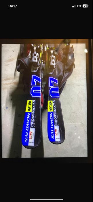 Лыжи Salomon с ботигками
