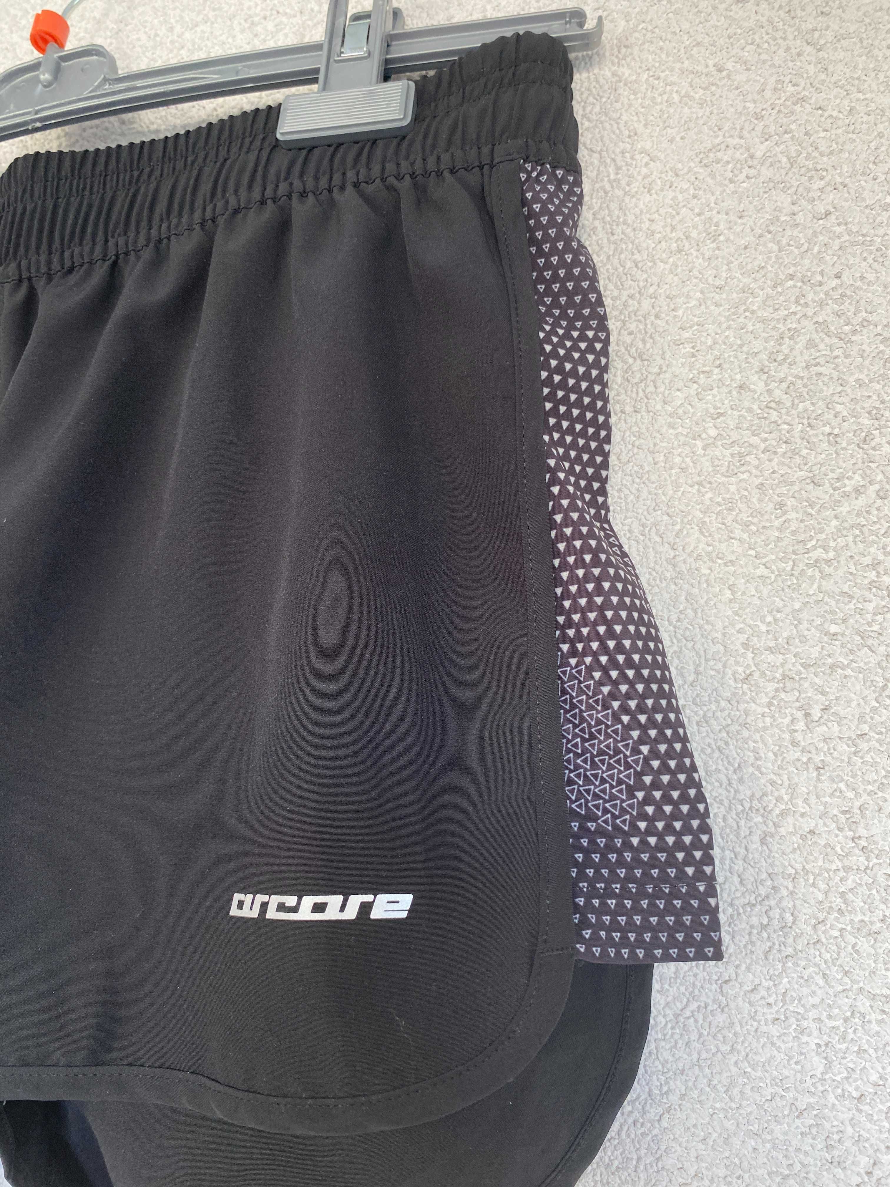 Pantaloni scurti sport/alergare 'Arcore'/Sportissimo, S/36, nou, negru