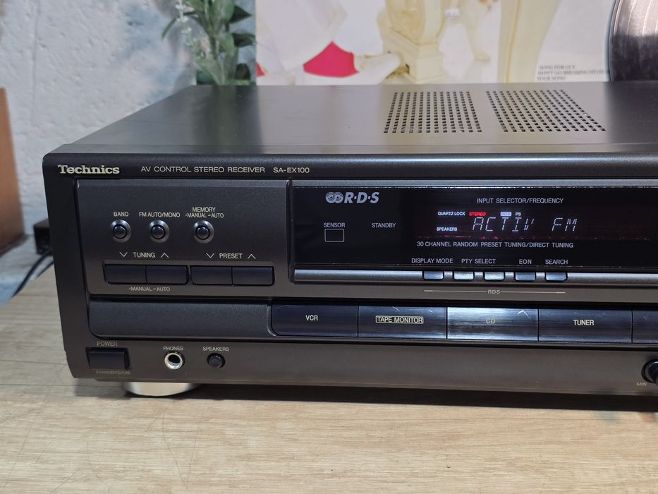 Receiver TECHNICS SA-EX100, amplituner  hifi stereo RDS ,made in japan