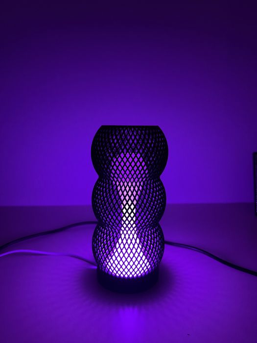 Lampă decorativă RGB printată 3D – design modern și lumină ambientală