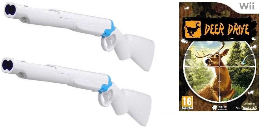 2 x Pusca Collector Edition + Deer Drive  - Nintendo Wii - 60560