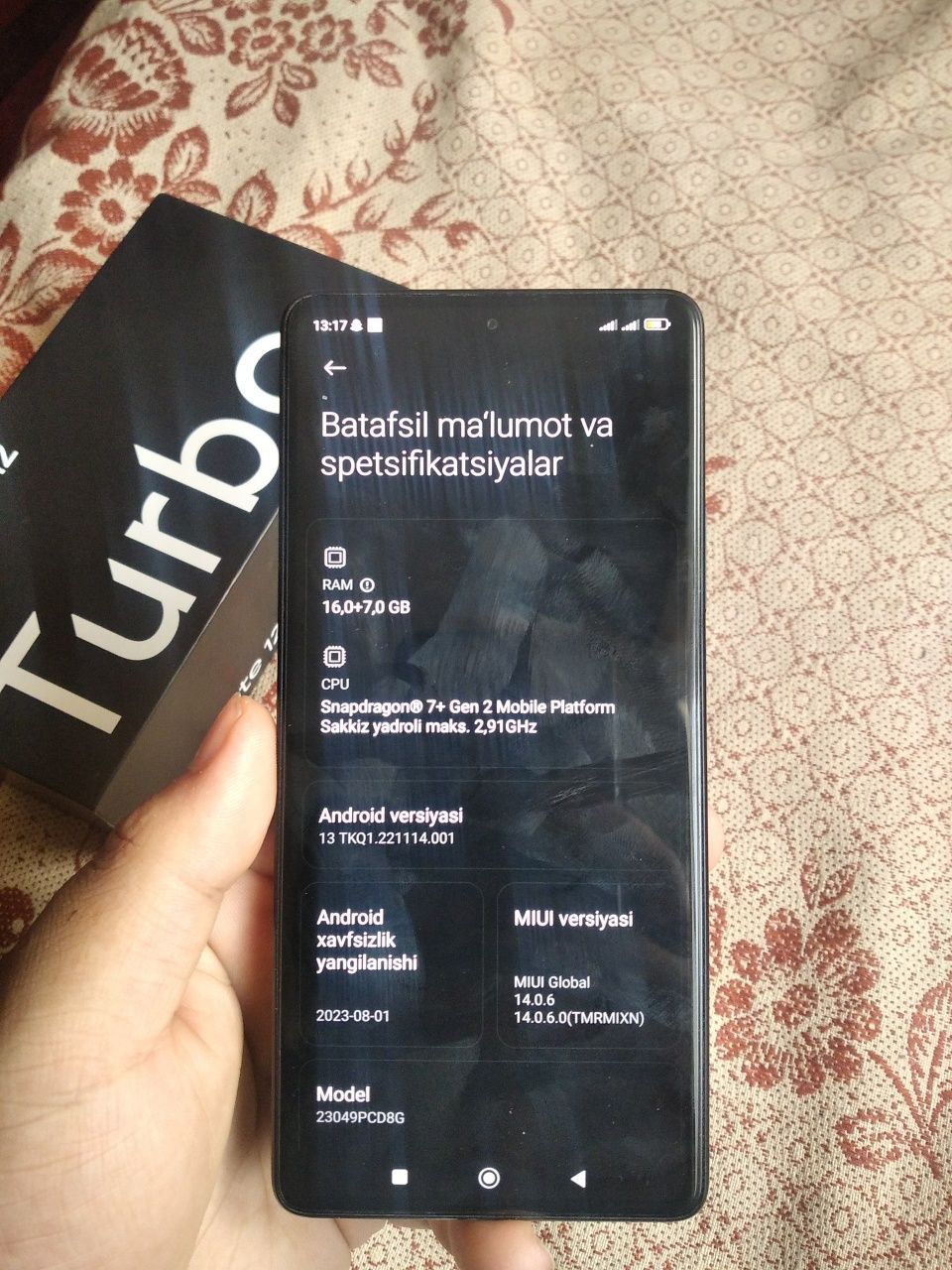 Redmi note 12 turbo