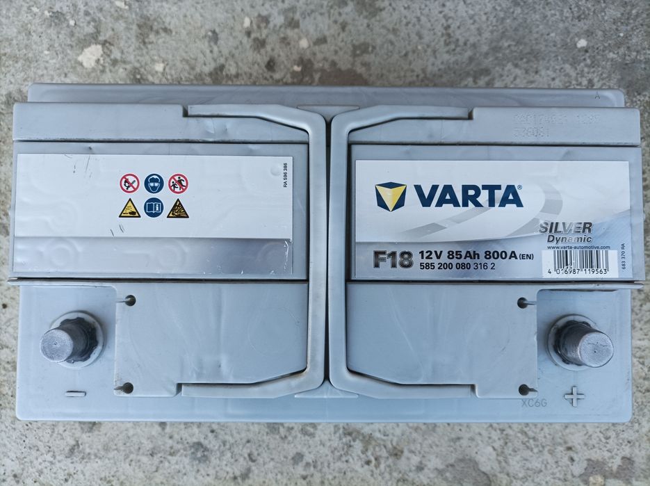 Vand baterie varta silver 85ah