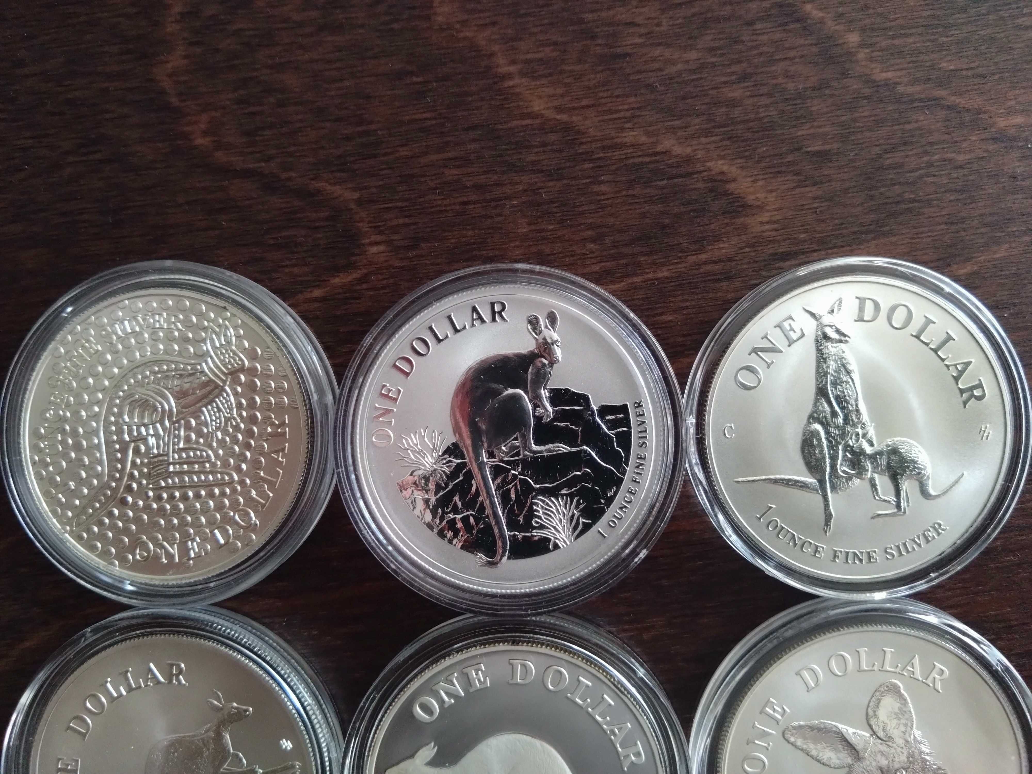 Сребърни монети "Австралийско кенгуру", 1oz