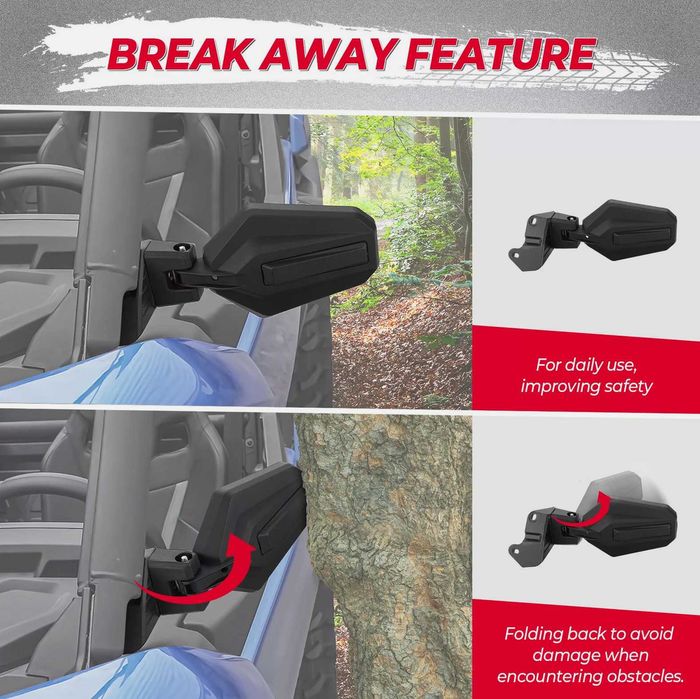 Нови Странични Огледала 2018-23 Can-Am Maverick Sport Trail