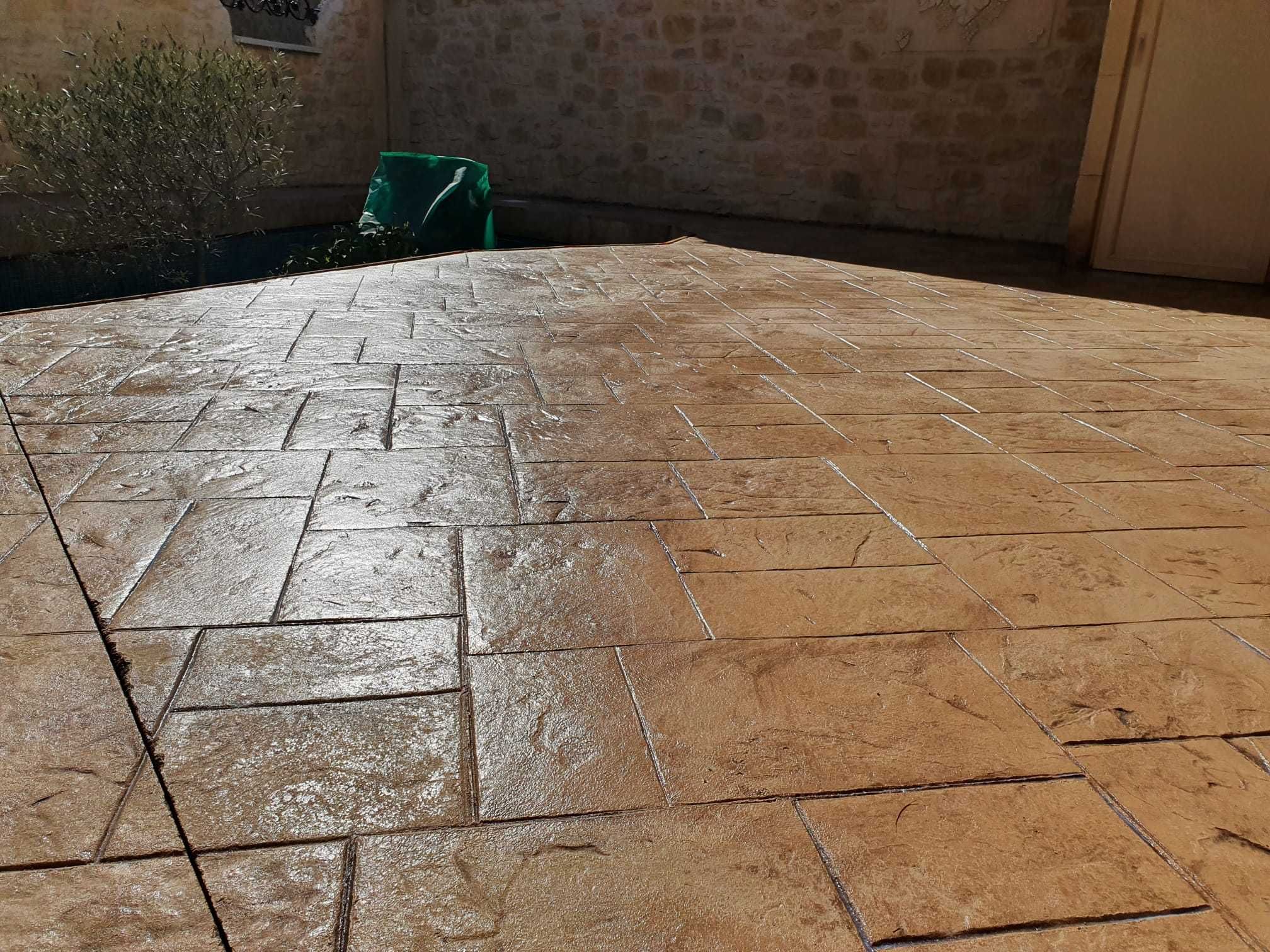 Beton amprentat  ex