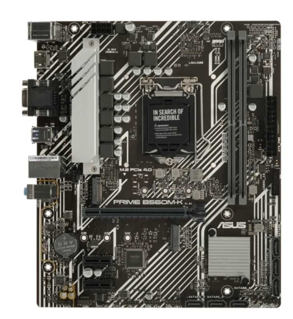 Новая Asus PRIME B560M-K LGA1200 2DDR4 PCI-E 1x16 2x1 (HDMI+VGA) mATX