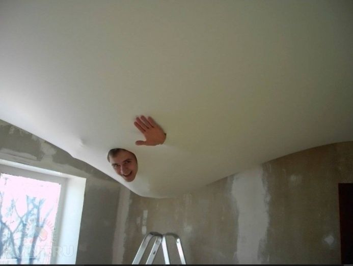 Натяжной потолок классический