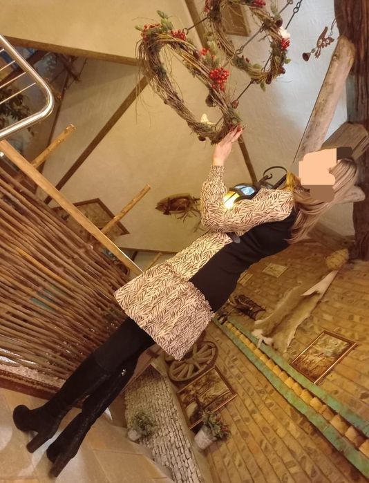 Продам платье шефон с трикотажем