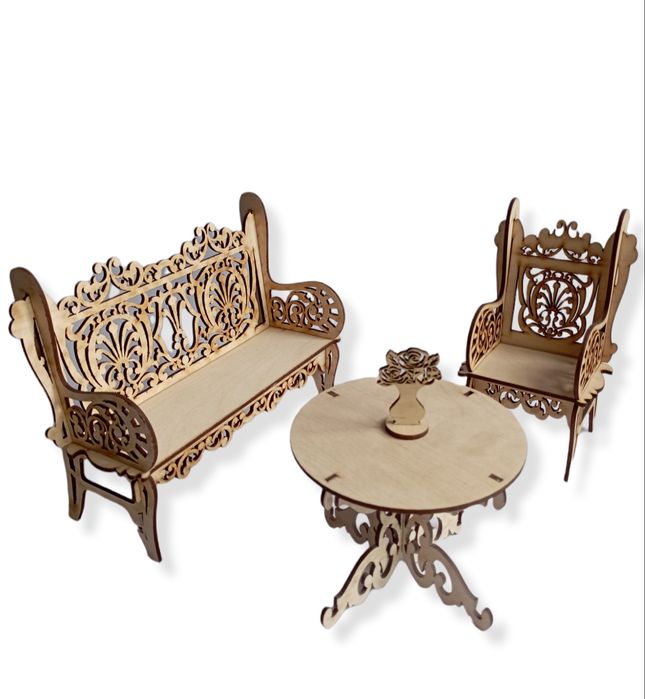 Гостиная. Кукольная мебель.