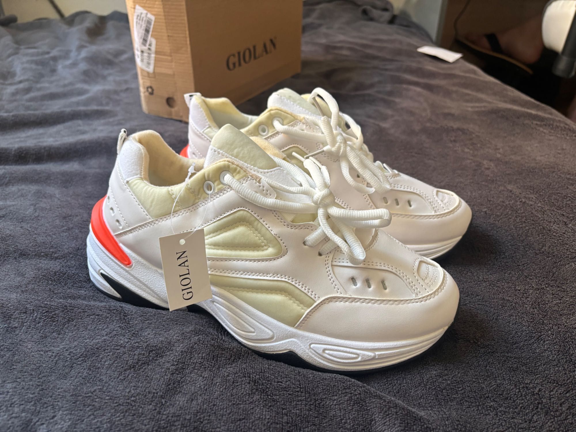 GIOLAN shoes white 43 size , Маратонки Гиолан , размер 43 , бели
