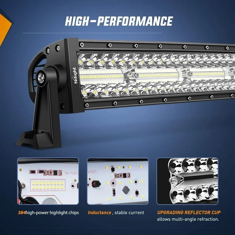 12D ИЗВИТ LED BAR 990W 128CM ЛЕД БАР За Джип Камион Микробус