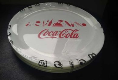 Страхотни Coca Cola оригинални чинии за пица,лазаня и други 6 бр.в к-т