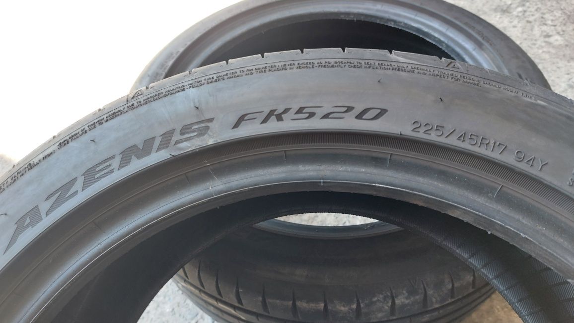 Летни гуми 225/45/17 Falken Azenis 2 броя