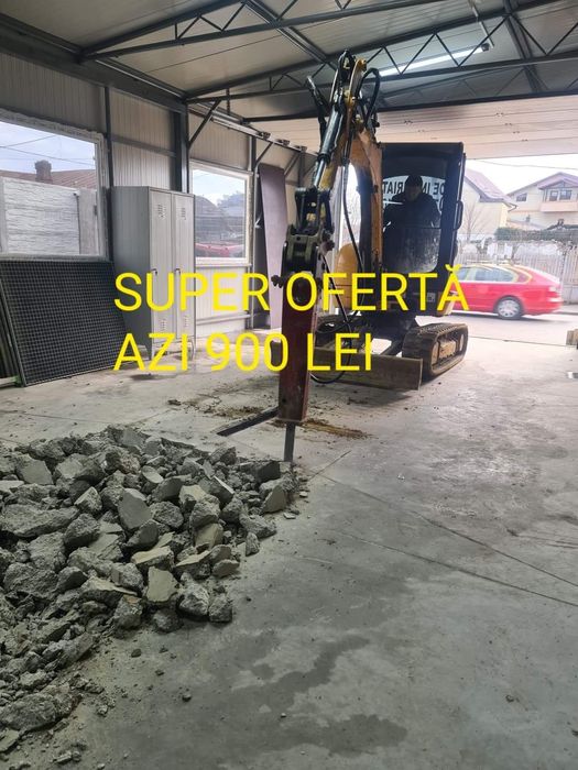 Închiriez buldoexcavator miniexcavator bobcat motostivuitor basculante