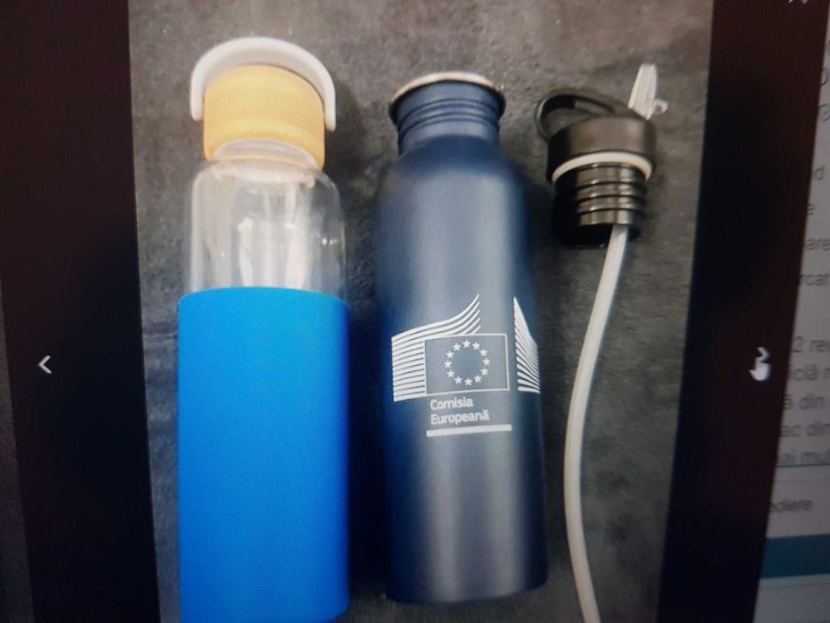 Vand Set 2 Sticle reutilizabile pentru apa