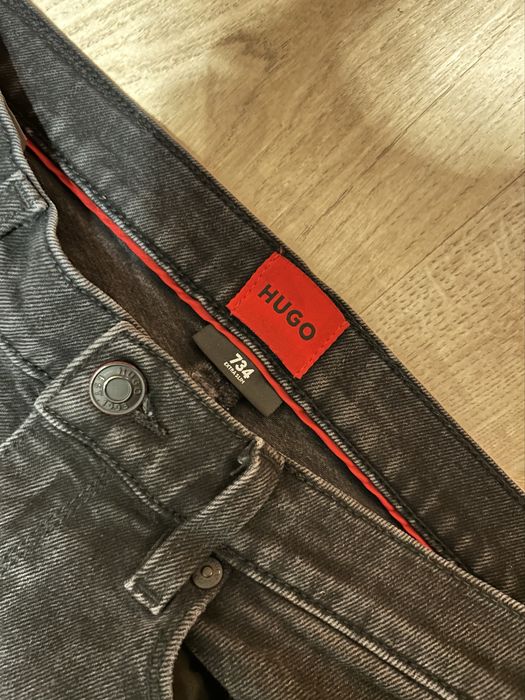 Черни Дънки Hugo Boss Extra Slim 30/32 КАТО НОВИ с YKK Ципове