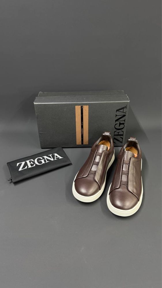 Adidasi Zegna Premium piele full box 40-46