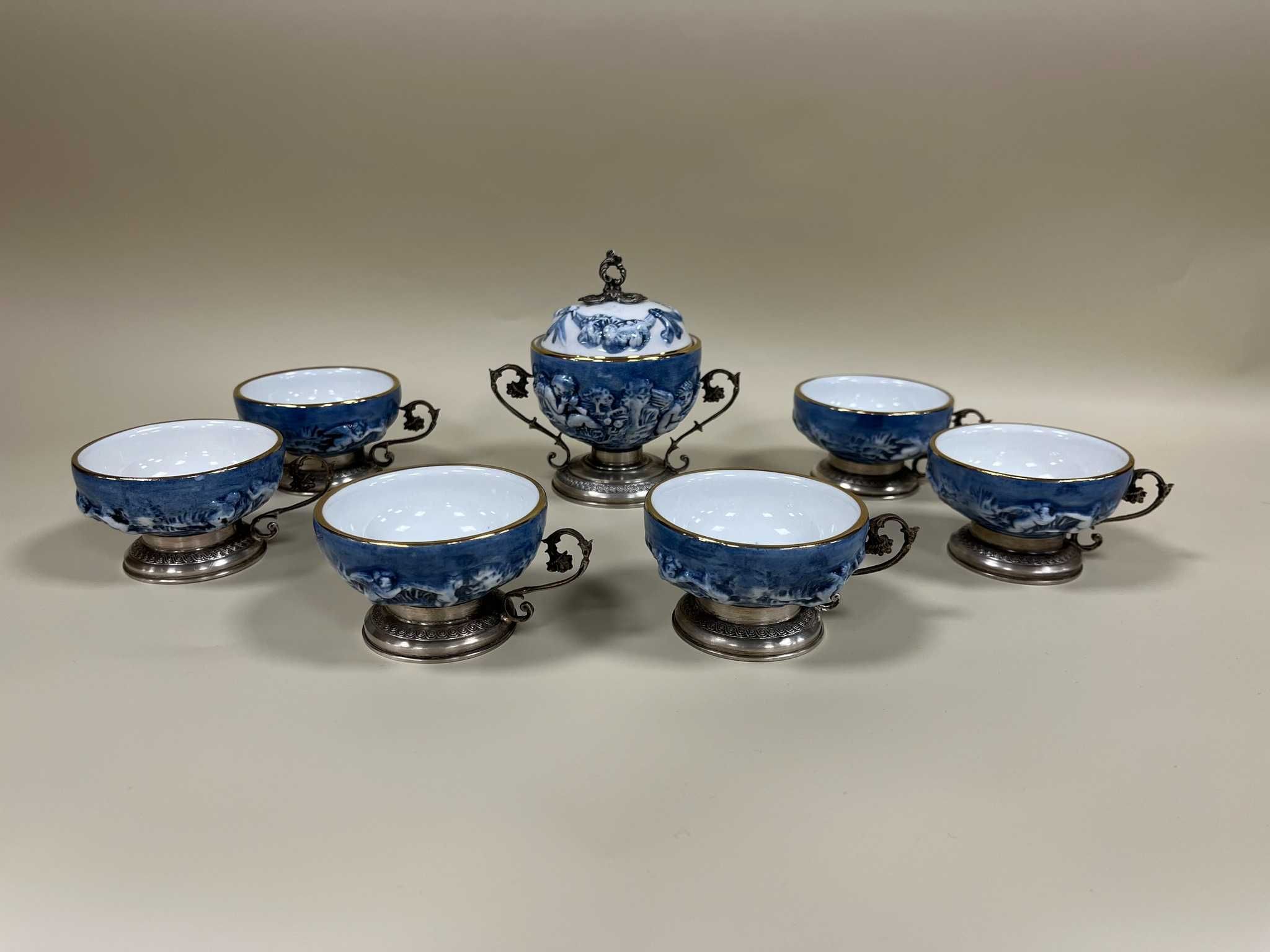 Сервиз MPC Чехословакия, Villeroy Boch и Capodimonte. Виж описанието.