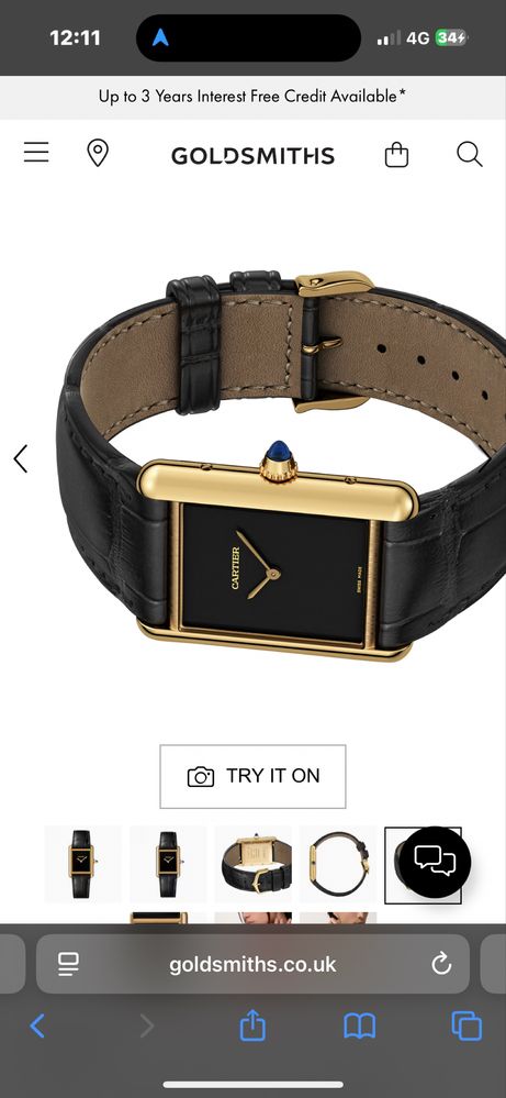 Cartier Tank Louis Cartier 18K