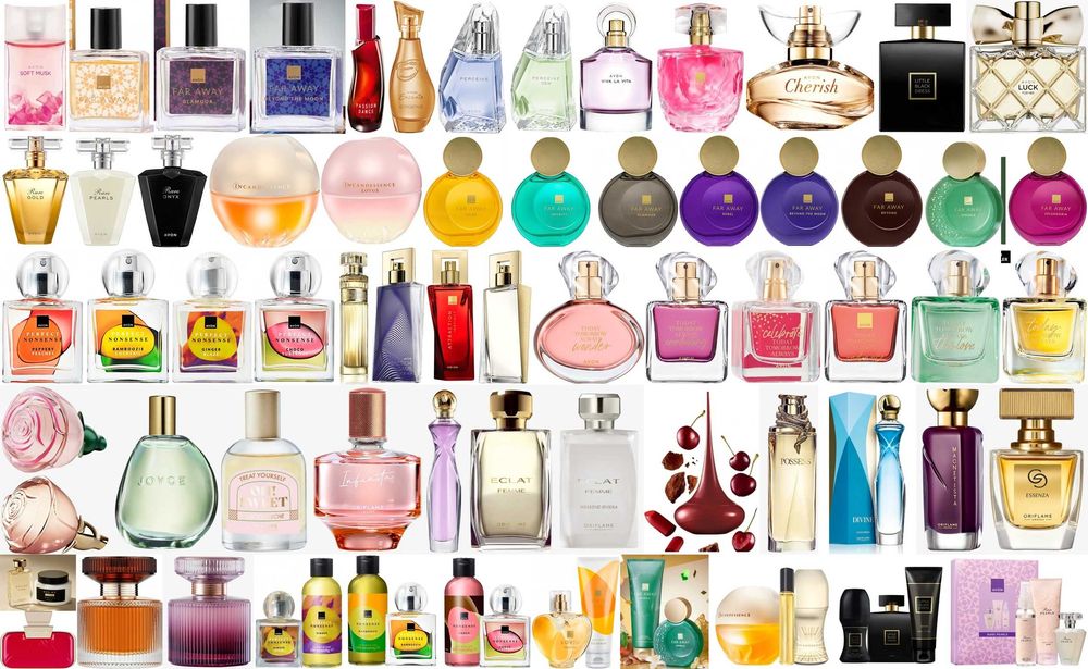 Налични парфюми, тоалетни води  от Avon, Oriflame