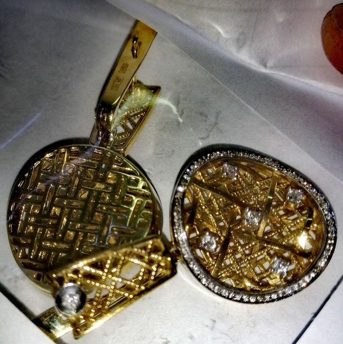 Серьги золото 750 пробы