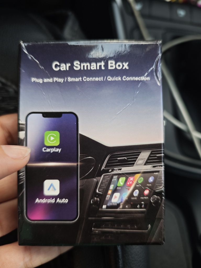 2 в 1 беспроводной Carplay Android Auto адаптер WiFi BT Connect