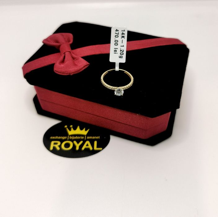 Bijuteria Royal inel din aur 14k 1.20 gr