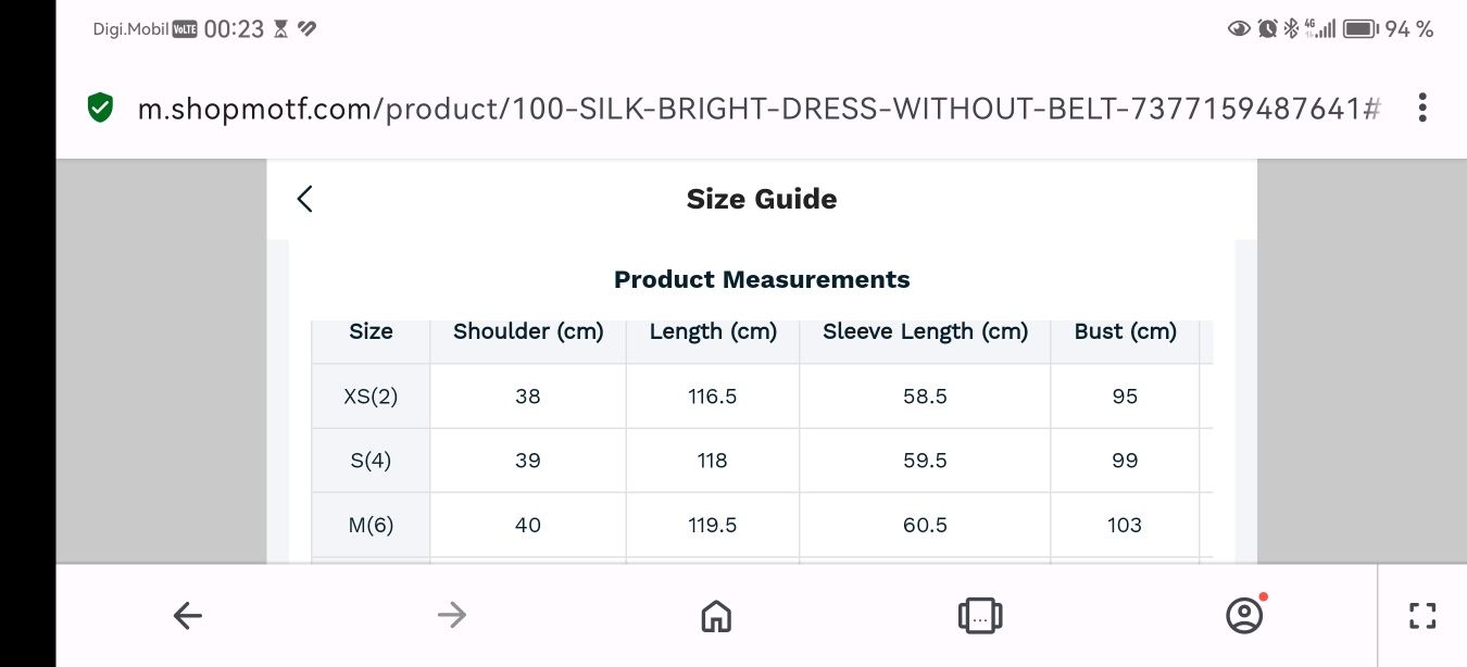 Rochie camasa matase naturala