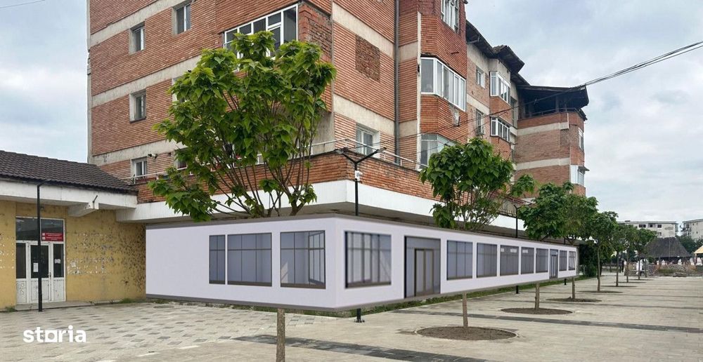 Spatiu comercial situat in Rovinari - centrul pietonal
