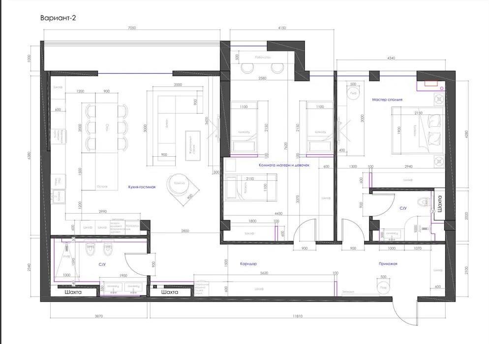 Квартира ЖК Tiara Residence 4/10/10 125 кв.м