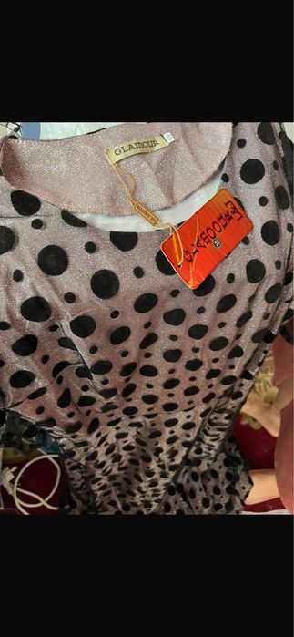 Жаңа күлгін жылтыр көйлек 50 размер