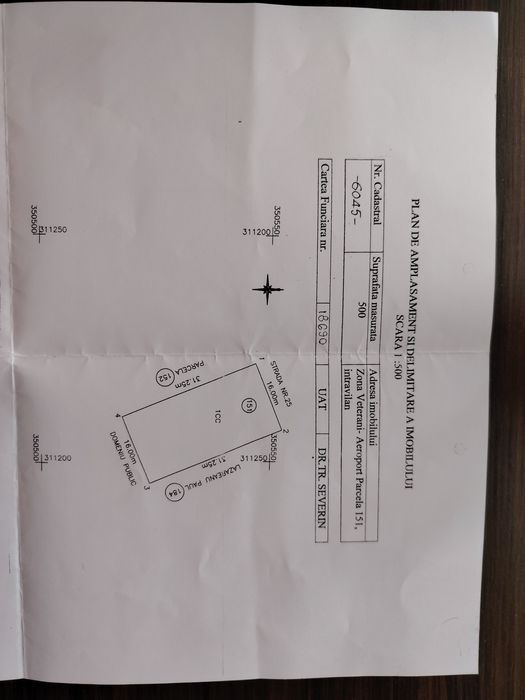 De vânzare teren intravilan, 500m2, Drobeta Turnu Severin