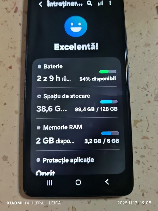 Samsung Galaxy A53 5G, 128 GB, 6 GB RAM – stare foarte bună