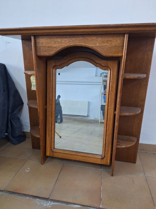 Șifonier+ Pat+saltea+ Oglinda lemn masiv pipera, 1500 lei