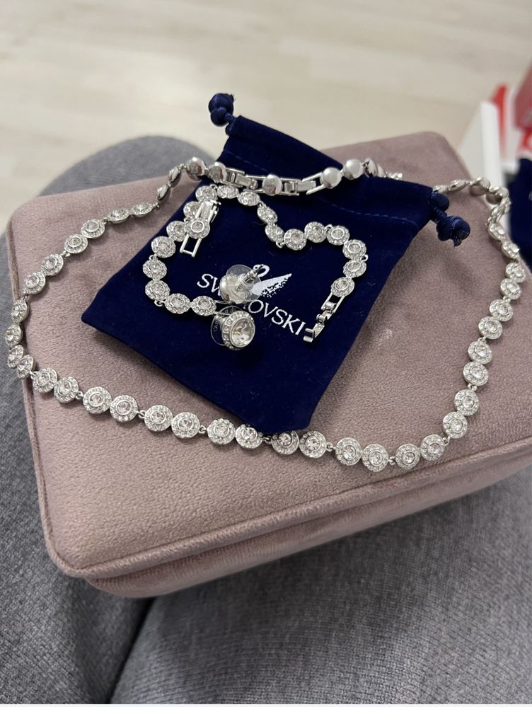Set swarovski angelic colier+ cercei+ bratara
