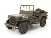 Jeep US army,  macheta metal noua in cutie Scara 1.18