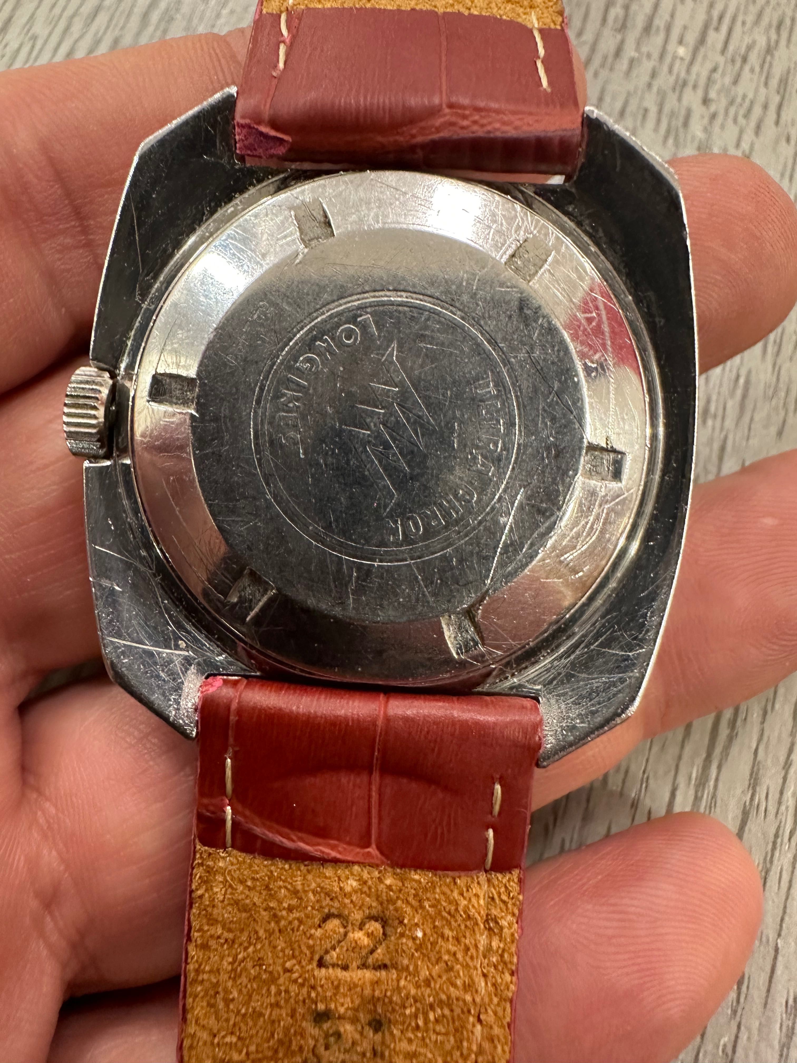 Рядък модел Longines Лонжин дайвер мъжки часовник от 70те