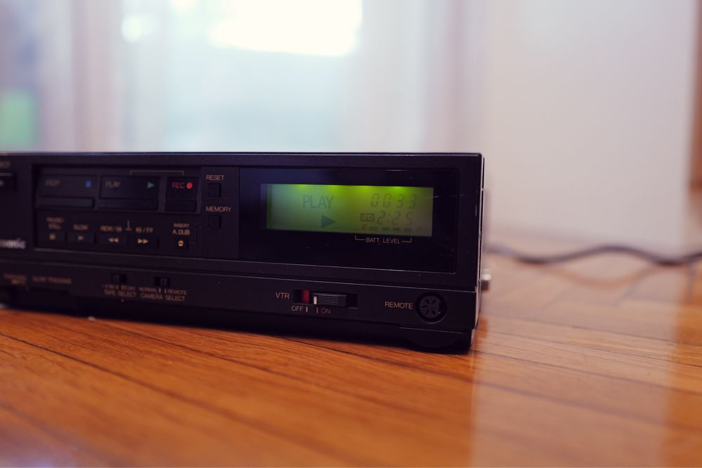 Video player Panasonic NV-180EG portabil Raritate caseta video