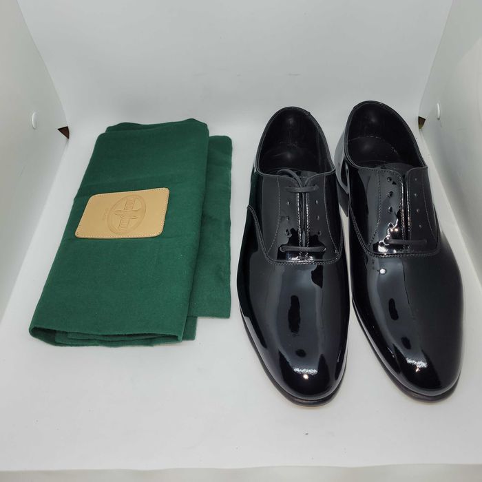 Crockett & Jones "Cheam" Black Patent, Size UK 5 E / EUR 39