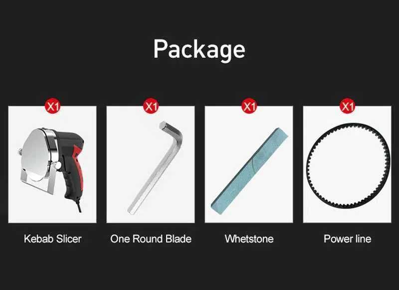 Cutit electric Kebab/ Saorma  - Nou