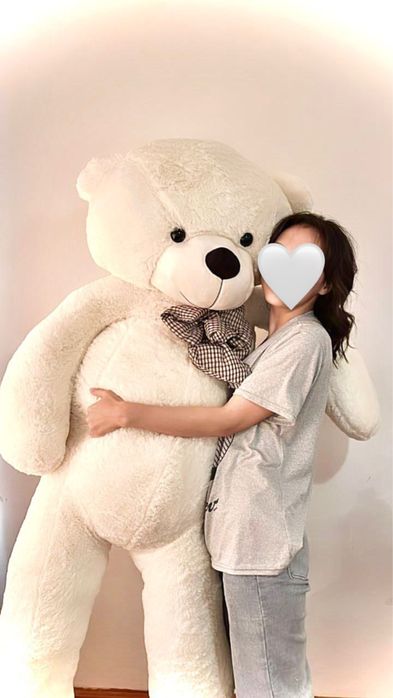 Большой плюшевый медведь, 200см