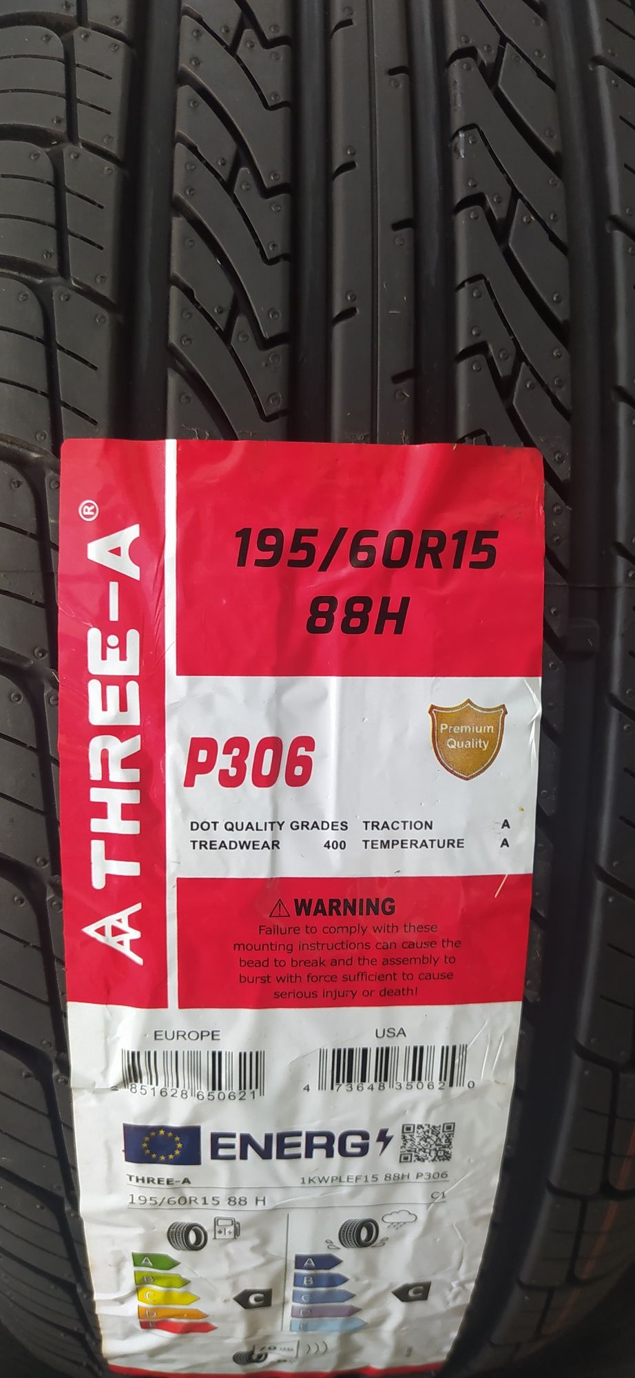 195/60R15. Three-A. P306