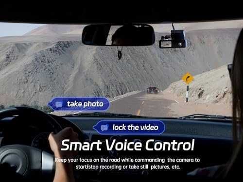 Нова Двойна автомобилна камера 4K + задно виждане – WiFi, нощен режим